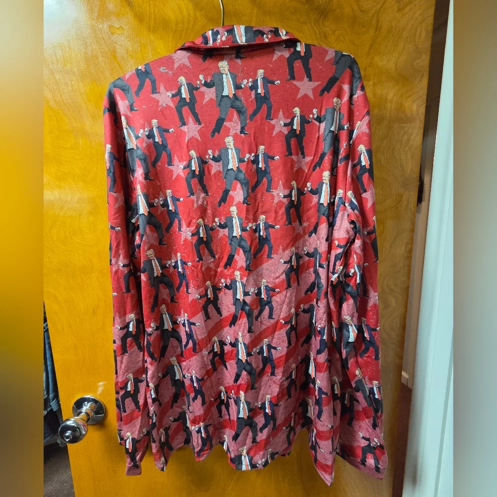 Trump Victory Dance Pajama Top M